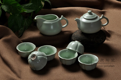 汝窑茶具 10头汝窑茶具 开片釉汝窑茶具 新品汝窑茶具套装图片,汝窑茶具 10头汝窑茶具 开片釉汝窑茶具 新品汝窑茶具套装图片大全,永春县卓众陶瓷销售中心-